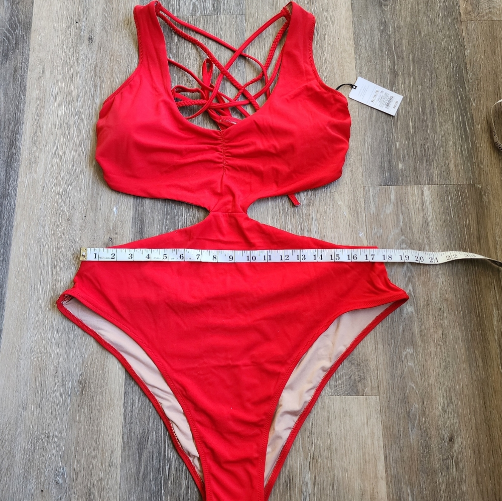 NWT SHADE AND SHORE ONE PIECE SWIMSUIT - Picture 5 of 16